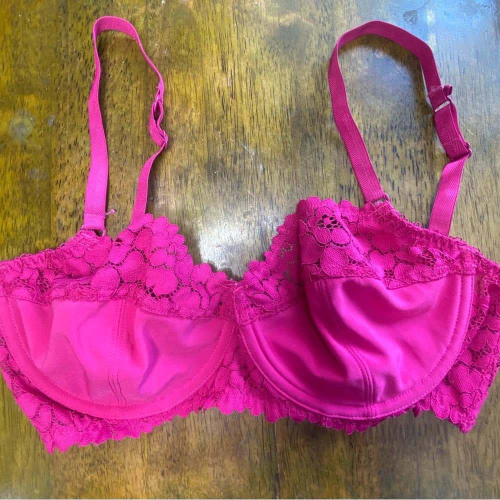 FP Movement by Free People Fuchsia Lace Bra
